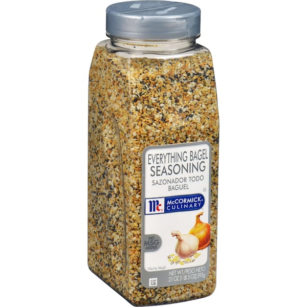 McCormick Culinary Everything Bagel Seasoning Blend 21 Oz. Bottle, PK6